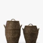 Winders Wicker Lidded Basket