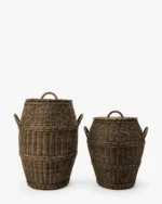 Winders Wicker Lidded Basket