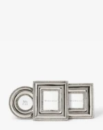 Silver Bead Mini Frames (Set of 3) - Image 2