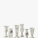 Silver Vases (Set of 6)