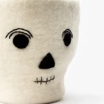 Skeleton Trick or Treat Felt Basket