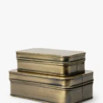 Harriet Brass Boxes (Set of 2)