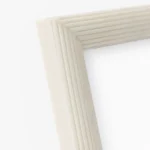White Ridged Frame