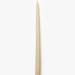 Antique Beige Taper Candles (Set of 12)