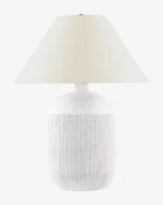 Portis Combed Round Table Lamp