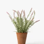 Potted Faux Lavender Topiary
