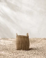 Lightwash Handled Planter Basket - Image 2