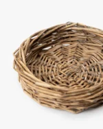 Glass Cloche with Woven Base - Image 2