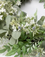 Orange Jasmine & Eucalyptus Wreath - Image 2