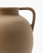 Rounded Dual Handled Vase - Image 2