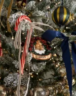 Festive Wreath Ornament - Image 3