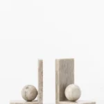 Adar Marble Bookends (Set of 2)