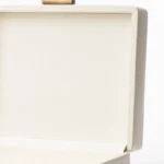 Cream Shagreen Box