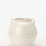 Rounded White Vase
