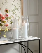 Beauchamp Cut Glass Hurricane - Image 3