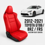 2012-2021 Toyota GT86 / BRZ / FRS Custom Leather Seat Covers (Custom Order)
