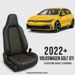2022+ Volkswagen Golf GTI Premium Custom Leather Seat Covers (Custom Order)