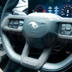 2024+ Ford Mustang Suede Leather Steering Wheel Trim Cover - Image 2
