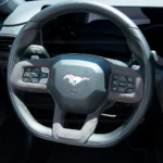 2024+ Ford Mustang Suede Leather Steering Wheel Trim Cover - Image 3