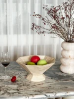 Facet Pedestal Bowl Storage Tray - Image 2