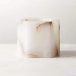 Alabaster Cube Candle Holder - Image 3
