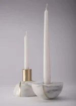 Axis Sphere Marble Candle Holder - Image 2