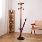 Nordic Wooden Coat Rack - Image 2