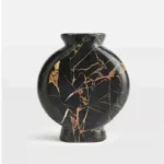 Vetra Noir Marble Vase - Image 2