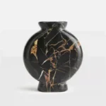 Vetra Noir Marble Vase - Image 3
