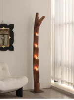 Wooden Branch Candle Tower - Image 2