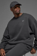 Accolade Crew Neck Pullover - Anthracite - Image 3