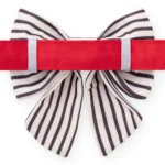 Anchor Embroidered Lady Dog Bow - Image 2