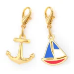 Anchors Away Collar Charm Set