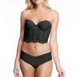 Backless Strapless Corset Bridal Bra 6744