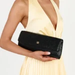 Billini - Maddison Clutch Bag in Black Scale