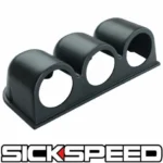 BLACK GAUGE POD PLASTIC DASH MOUNT - Image 2