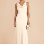 Bonnie Chiffon Dress - Ivory Cream