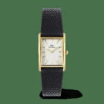 Bound Black Lizard Guilloché Gold