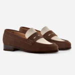 Camille Penny Loafers - Water Repellent Suede - Women's