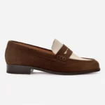 Camille Penny Loafers - Water Repellent Suede - Women's - Image 2