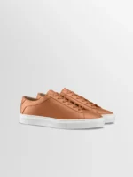 Capri Leather Sneaker in Castagna - Image 2