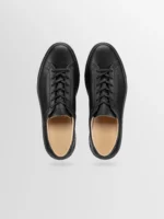 Capri Leather Sneaker in Nero Wide Fit - Image 3