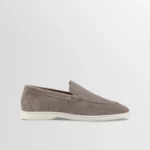 Catania Suede Loafer in Taupe