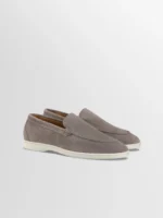 Catania Suede Loafer in Taupe - Image 2