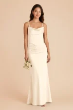 Cher Matte Satin Set - Ivory Cream - Image 2