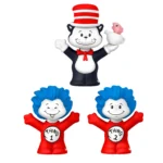 Coffret Le Chat Chapeauté de Dr. Seuss Little People Collector en Édition Spéciale, 3 Figurines - Image 2