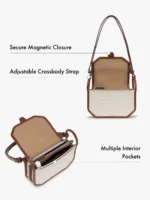 Colette Canvas Crossbody Wallet Bag - Image 2