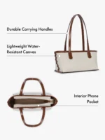 Colette Canvas Shoulder Tote - Image 2