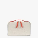 Colette Lay-Flat Canvas Toiletry Bag