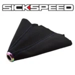 COLORED STITCH BLACK SUEDE SHIFT BOOT - Image 3